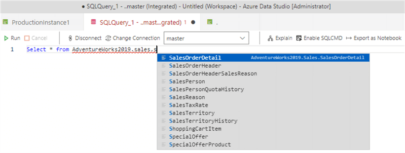 Azure Data Studio Modern Development Editor 