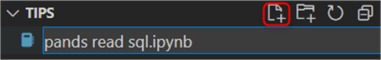 create new ipynb file