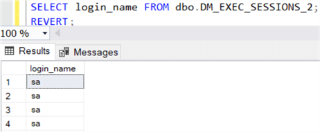 select login name from dm_exec_sessions_2 unmasked