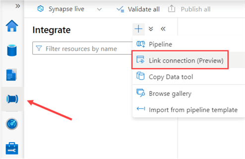 create new link connection