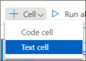 Add text cell 