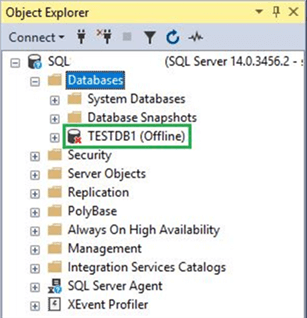Make SQL database Offline