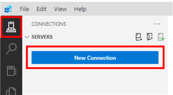 Azure Data Studio | Connections | New Connection