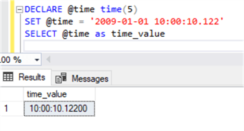 time type example