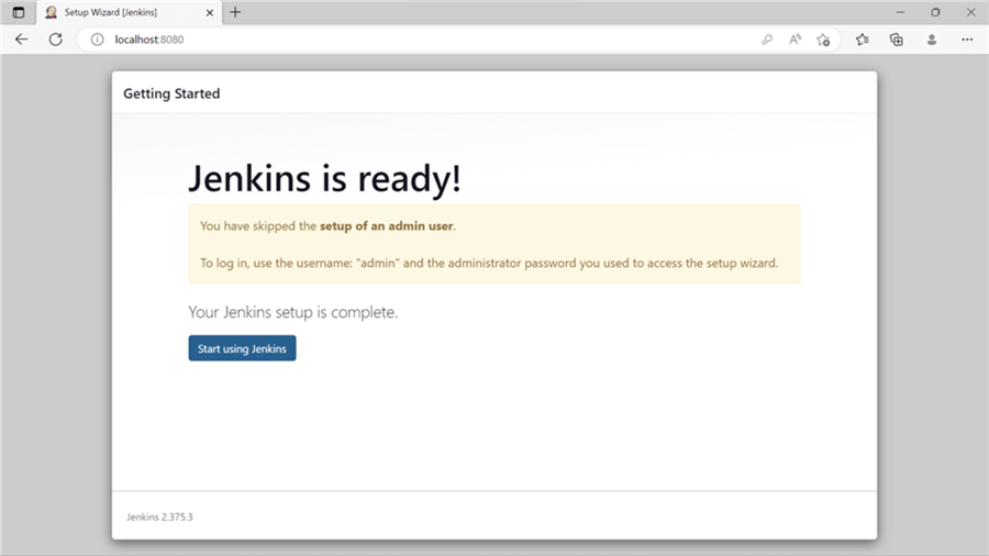 Jenkins - Ready