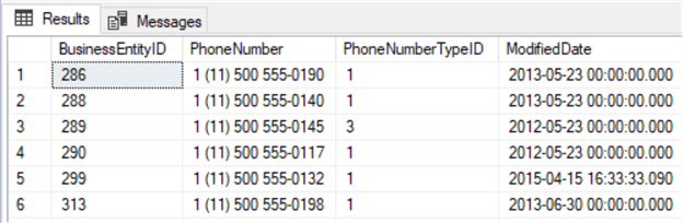 all phone numbers that do not have just an area code followed by the seven-digit phone number