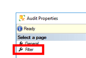 Audit Properties | Filter