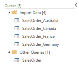Add queries to the query group