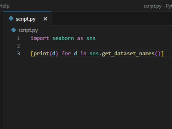 create a simple python script 