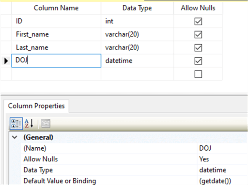 Append Sql Table With New Columns And Add Data