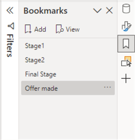 Image showing created bookmarks