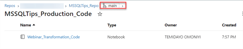 Notebook added to main branch