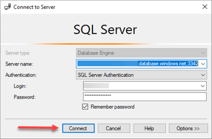 Connect to Managed Instance in SSMS