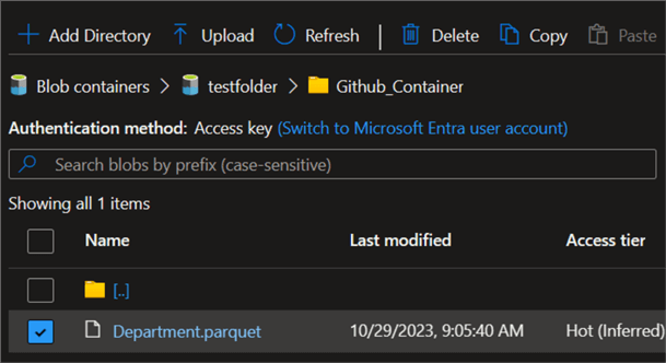 Azure Data Factory to Move Data using ForEach and Lookup Activities