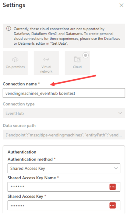 change the name of an existing connection