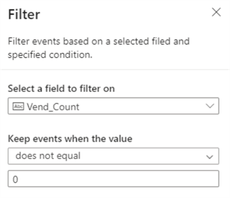 configure filter