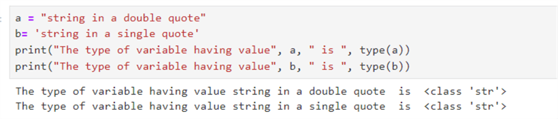 String data type