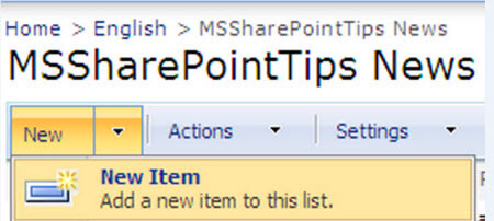 sharepoint tips