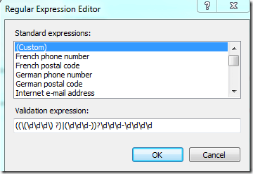 regular expression editor