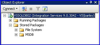 ssis stored packages submit system