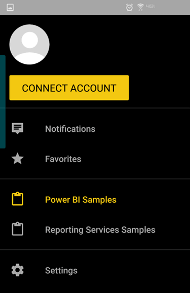 Connect Account to Power BI