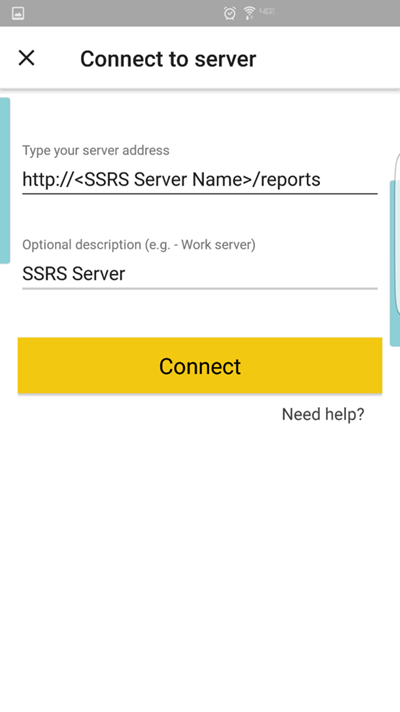 Connect to SQL Server Reporting Services