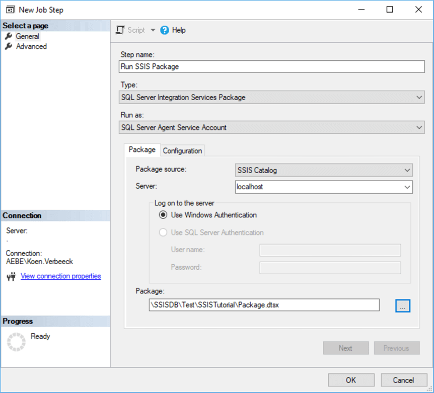 how to deploy ssis package to sql server
