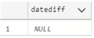 DATEADIFF with NULL values