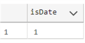 ISDATE simple example