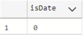 ISDATE with null values