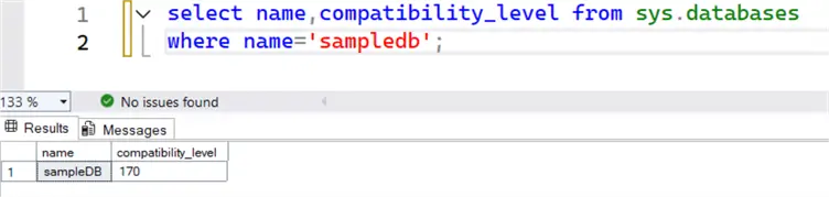 compatibility level