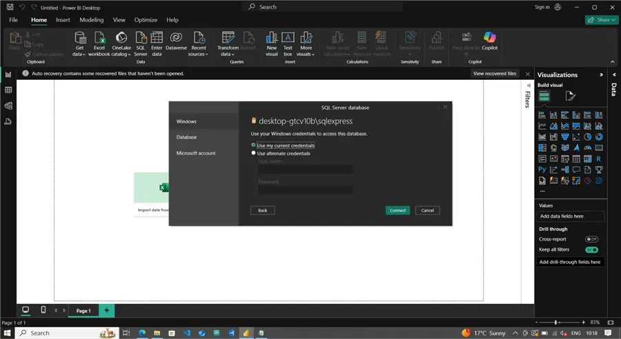 SQL authentication