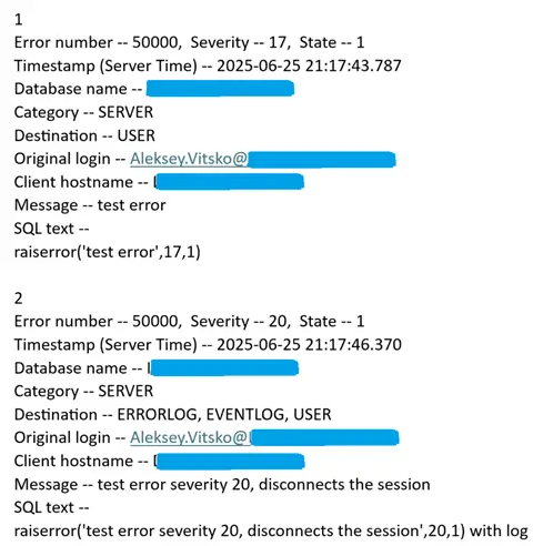 Email Report