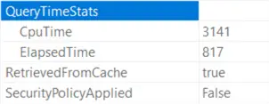 Query Execution Time Parallel Mode