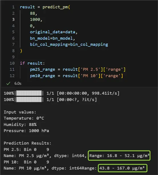 example inference cold weather