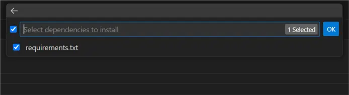 check environment requirements