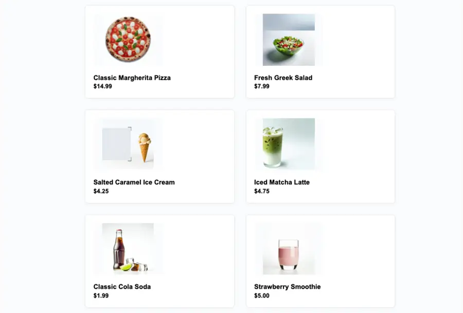 product list and images 1