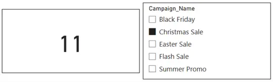 Image showing a card visual with Extract Seconds calculation and a slicer in Power BI