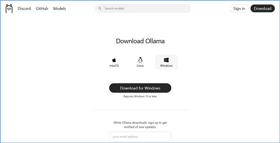 Download Ollama