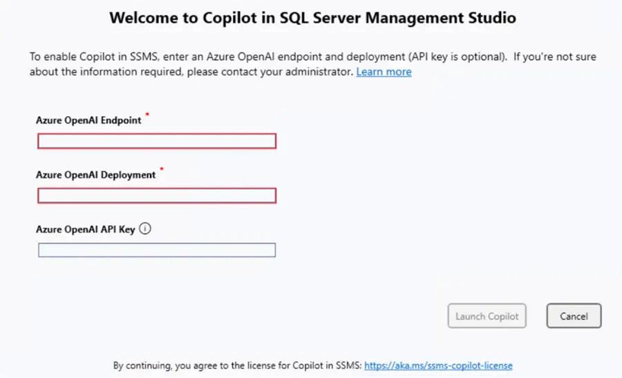 Configure Copilot