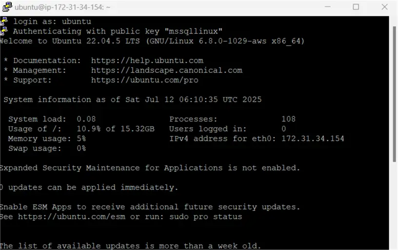 install sql server 2025 for linux