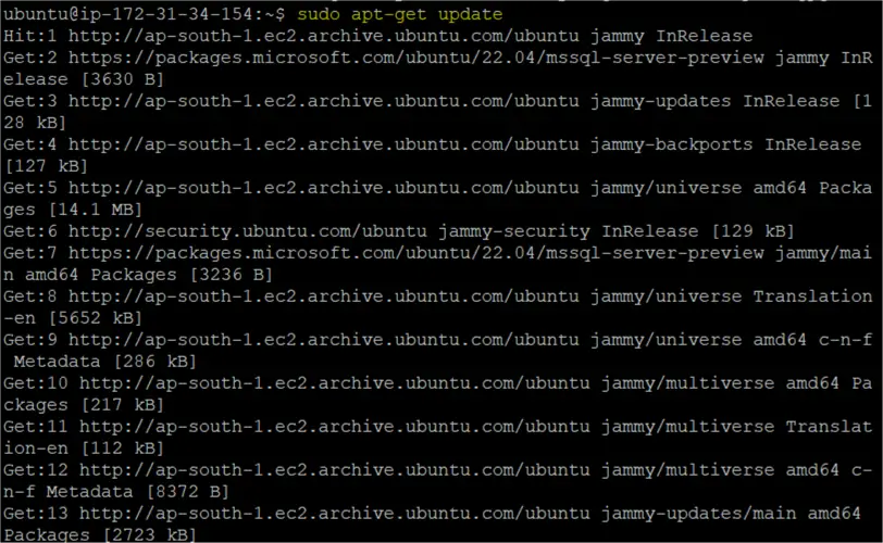 install sql server 2025 for linux