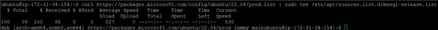 install sql server 2025 command line tools for linux