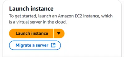 launch instance on AWS