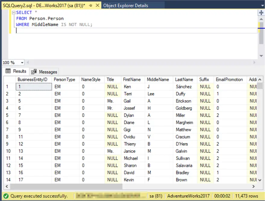 filtering out incomplete records