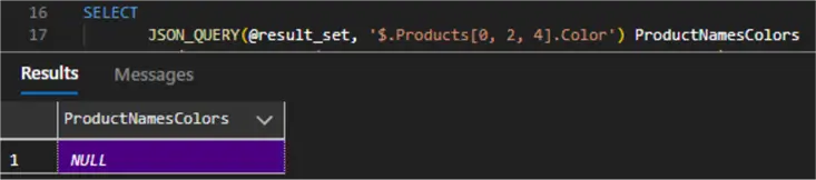 null output when not using with array wrapper