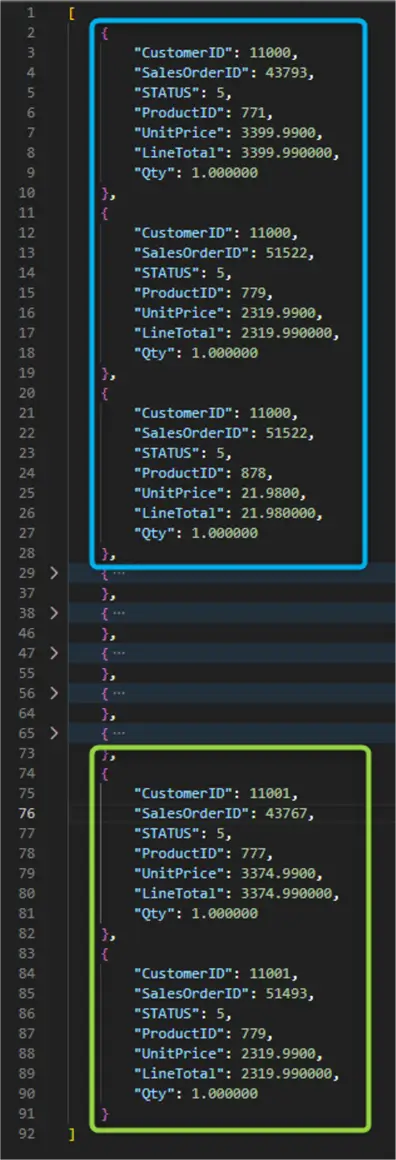for json path output