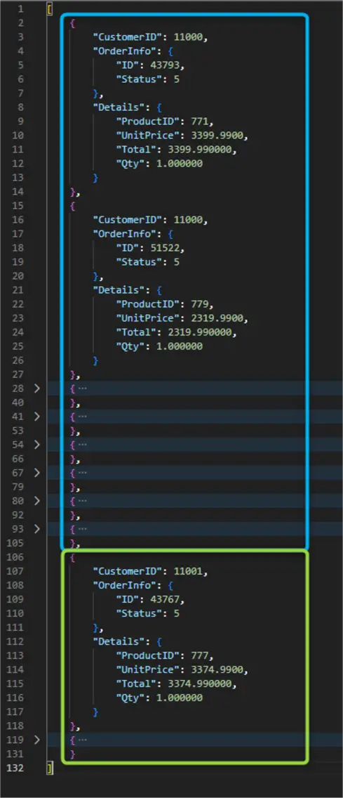 for json path with key names output
