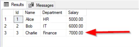 nested json records inserted into sql table