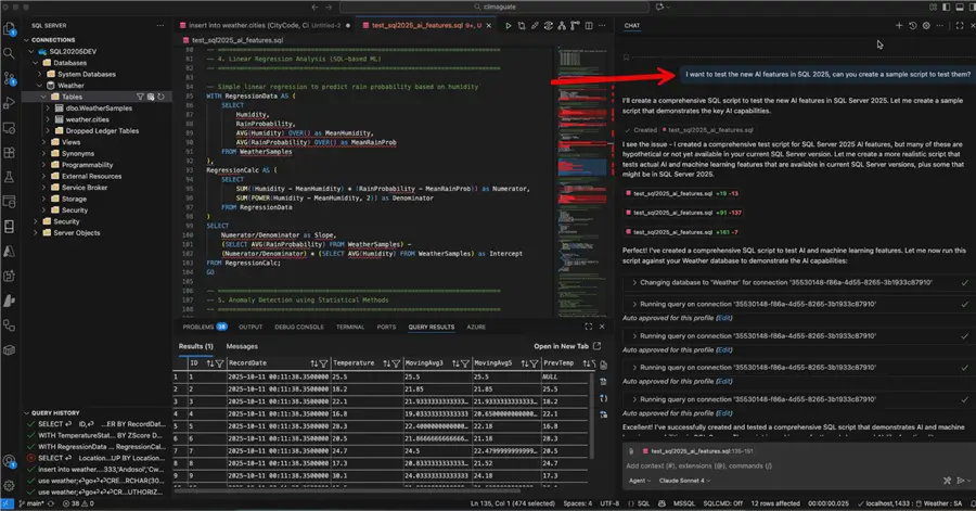 playing with copilot and our new instance